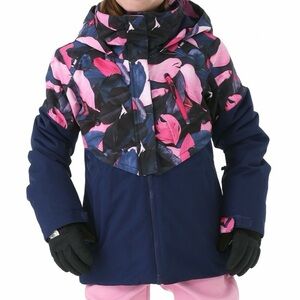 Roxy Ski, Snow, Jacket in Navy/pink. Great Cond, Insulated, Waterproof, Warm, 16
